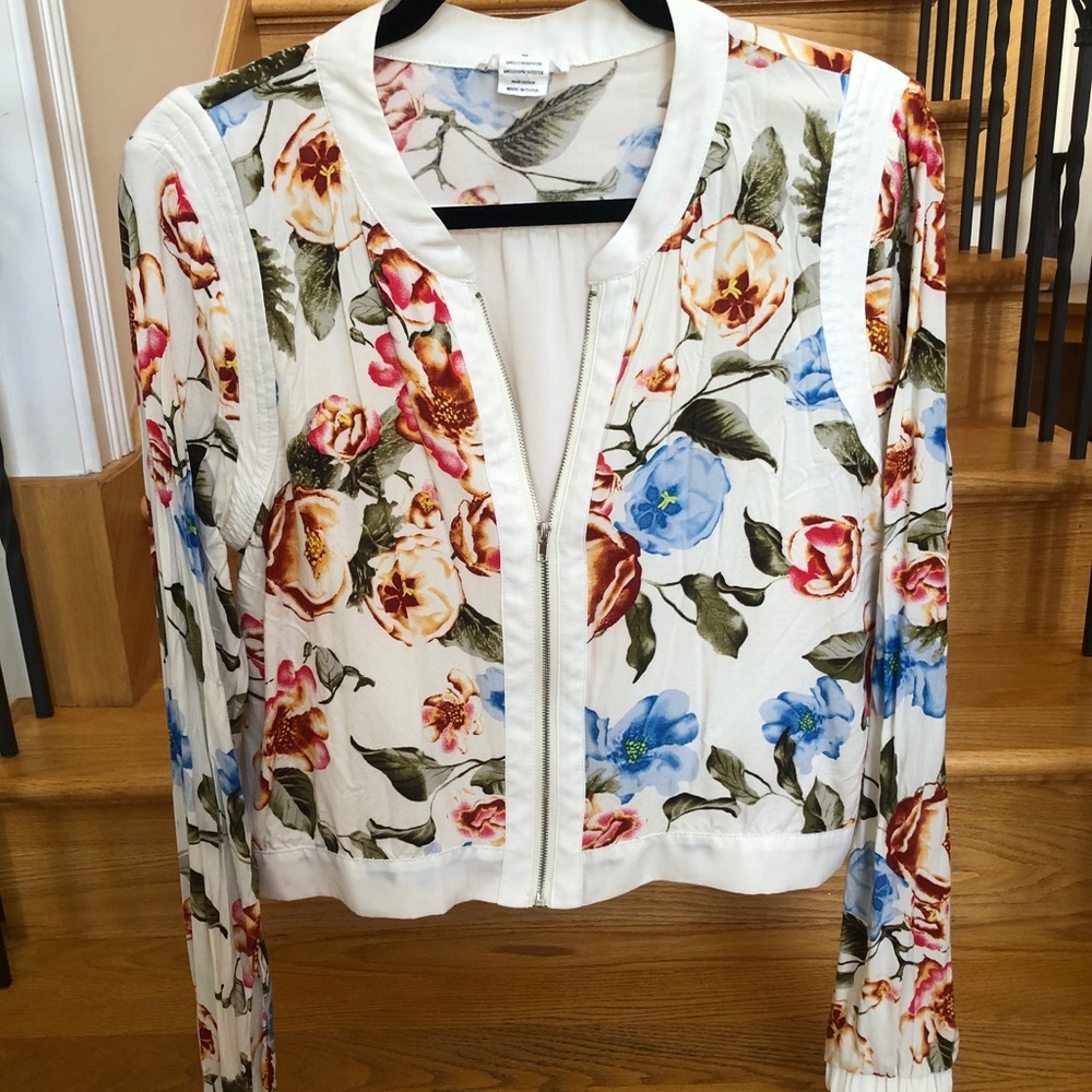Statement floral jacket